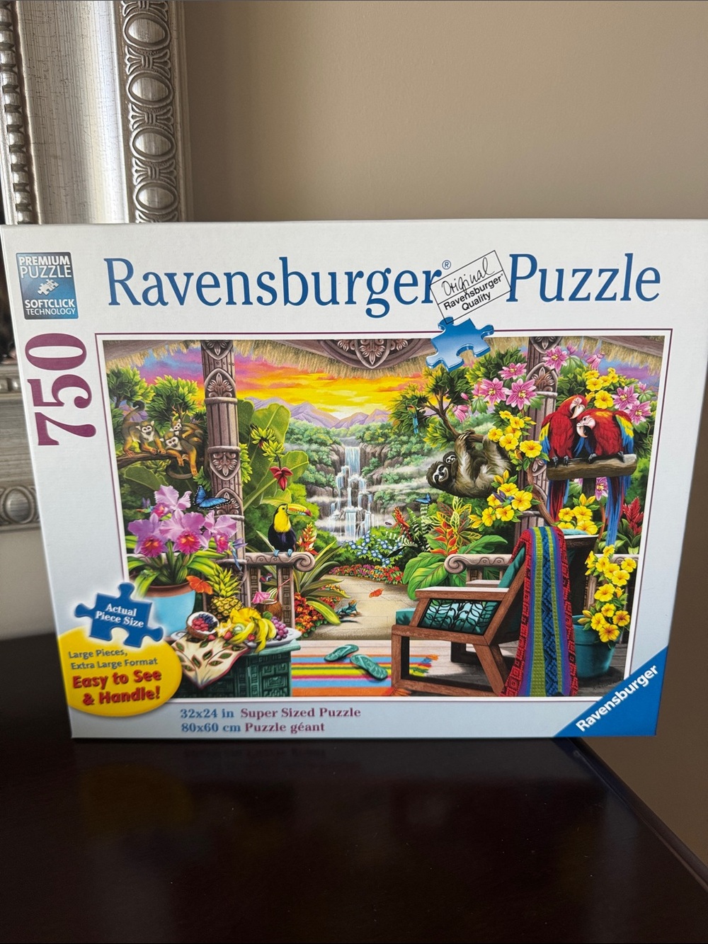 NIB Ravensburger Large Piece Tropical Retreat puzzle